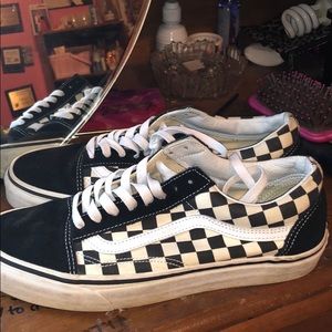 Checkered Old Skool Vans